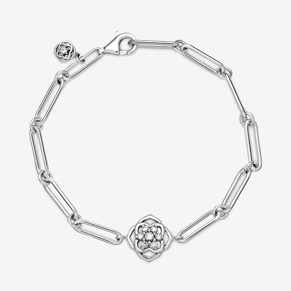 Pulseira Link Petalas de Rosa [ENCOMENDA]