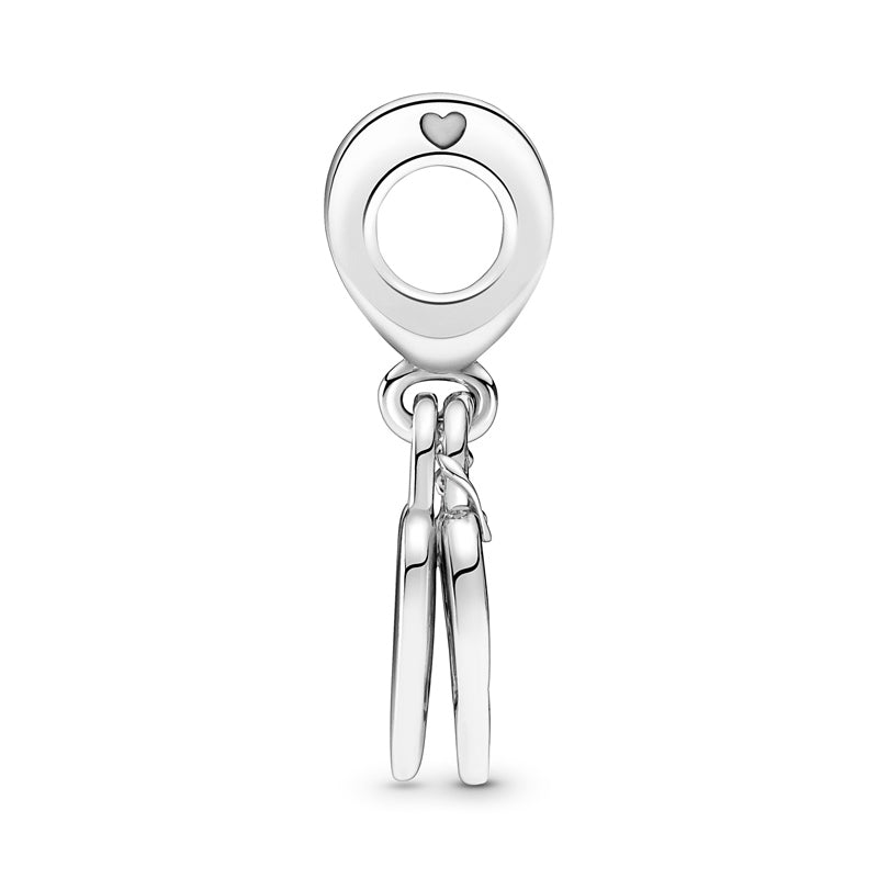 Charm Pendente Cadeado De Coracao E Rosa [ENCOMENDA]