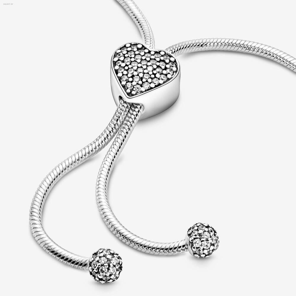 Pulseira Prata Ajustável Deslizante [ENCOMENDA]