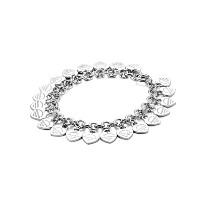 Raised Red Heart Ring
