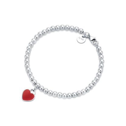 Raised Red Heart Ring