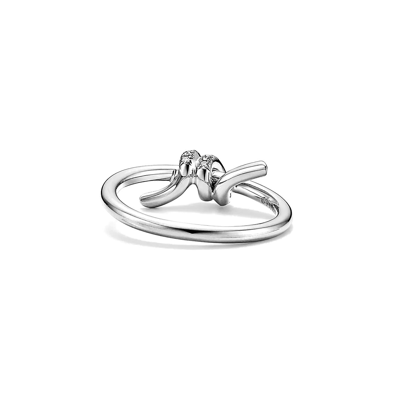 Anel - Ouro Branco com Diamantes