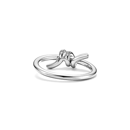 Anel - Ouro Branco com Diamantes