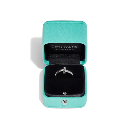 Anel - T1 Ring em Ouro Branco com Diamantes